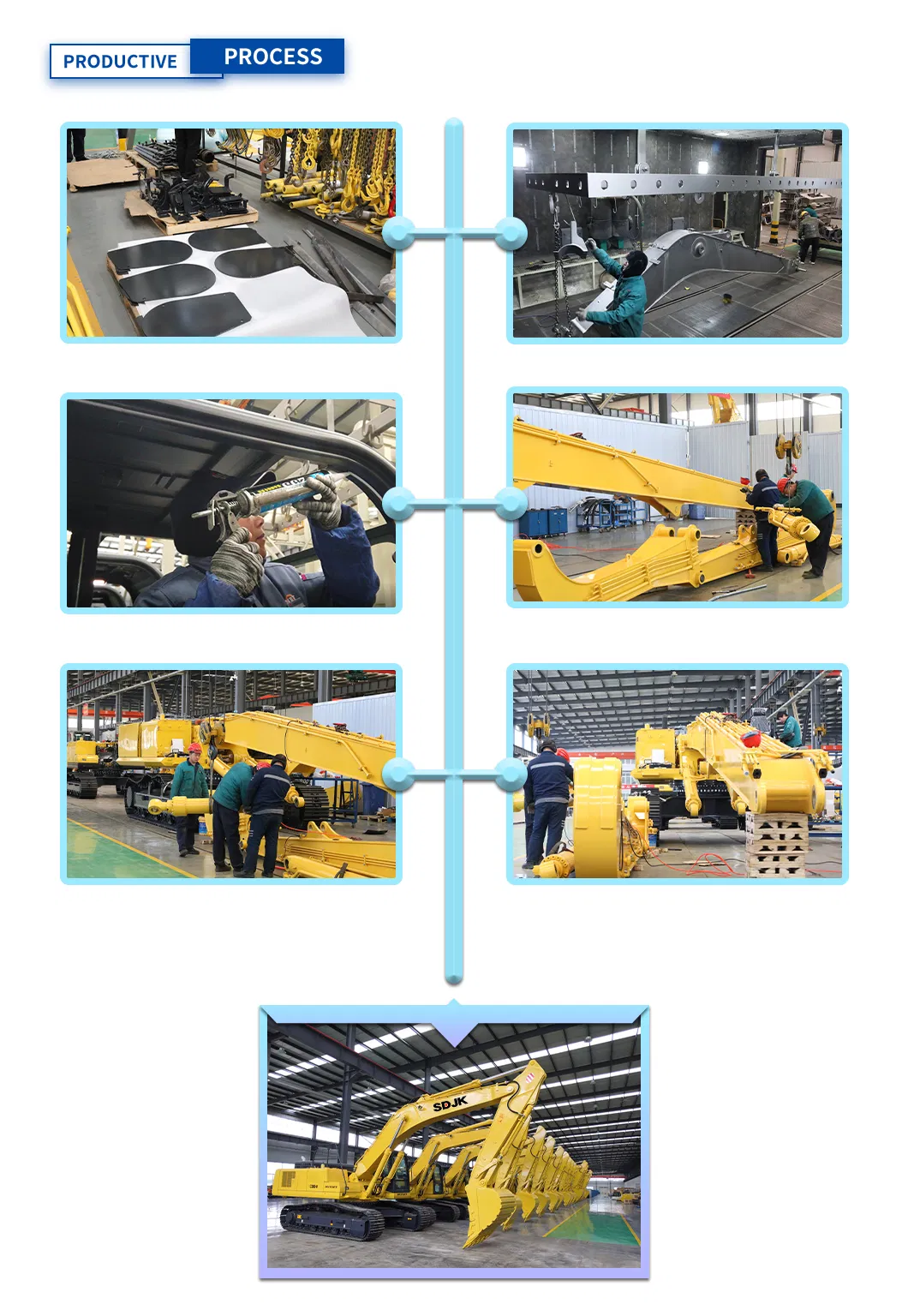 Hot Sale Jkw-385 37ton Large Crawler Heavy Excavator Building Machinery