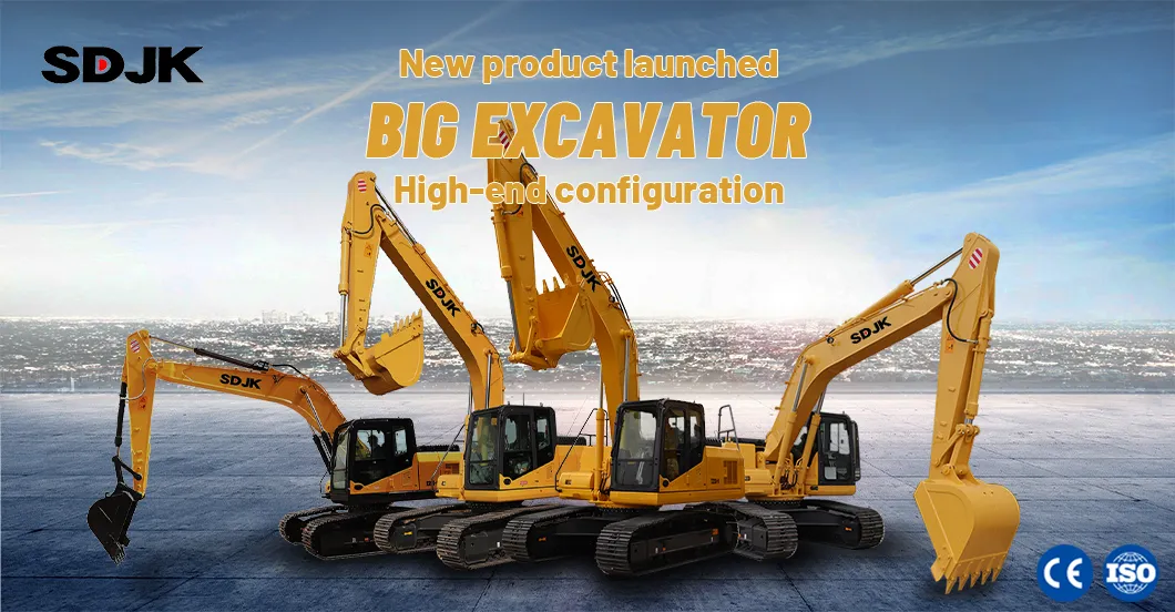 Hot Sale Jkw-385 37ton Large Crawler Heavy Excavator Building Machinery