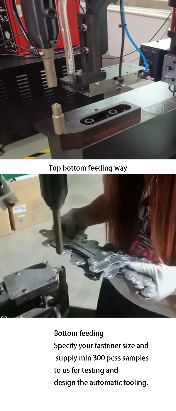 Hot Sale Model: Ulyp -618 10 Tons Top and Bottom Auto Feeding Hydraulic Insertion Press Machine for Nuts up to M10 and Studs to M8