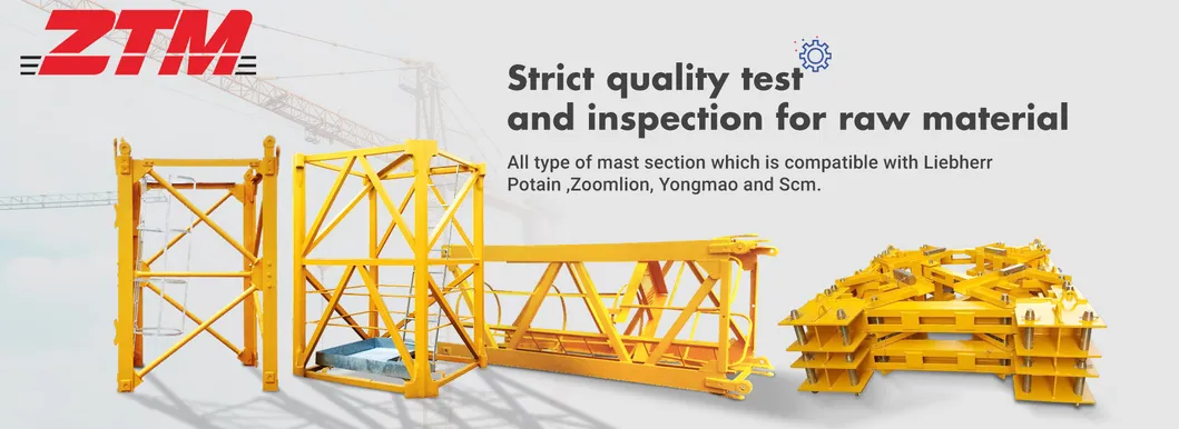 Hot Sale Tower Crane Spare Parts Mast Section L68b1