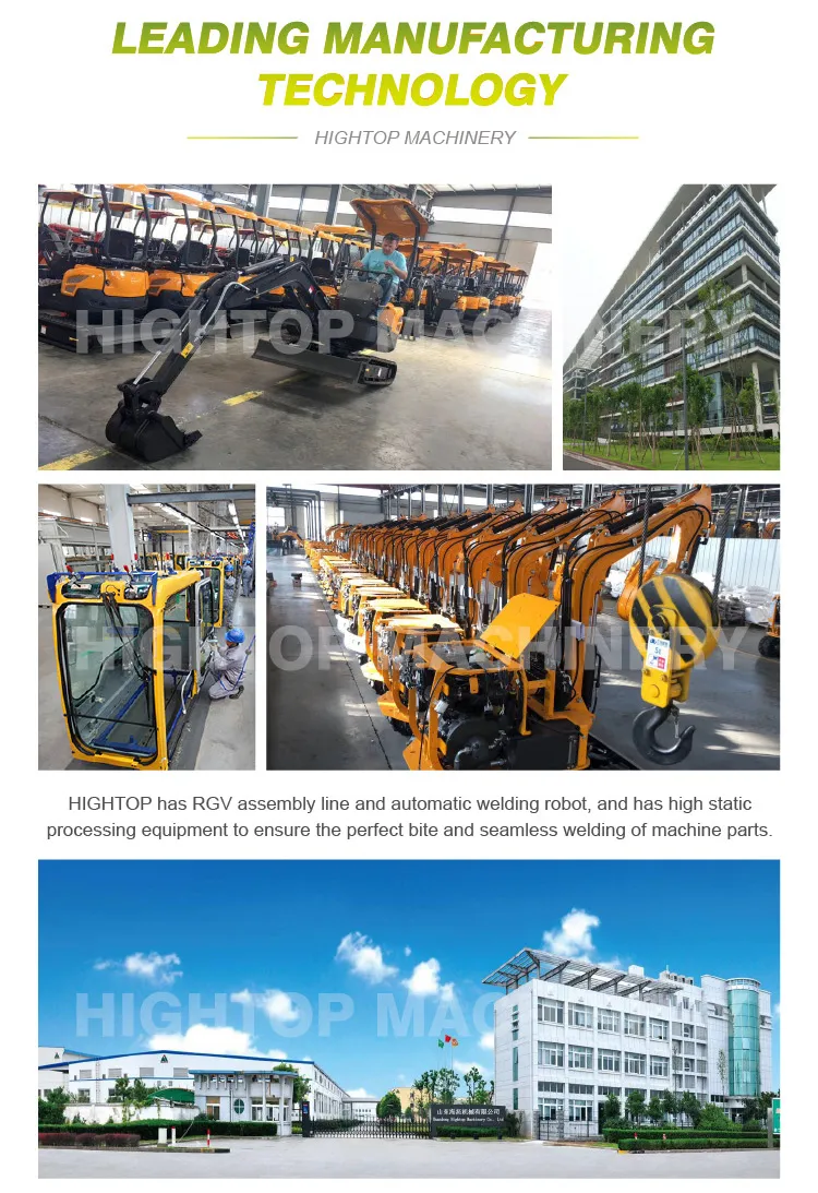 Hydraulic Crawler Mini Excavator for Garden and Farm 1 Ton