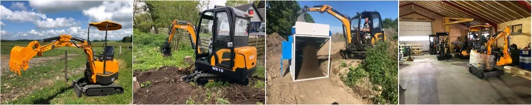 Hydraulic Crawler Mini Excavator Tracked Mini Digger of 2.5 Ton