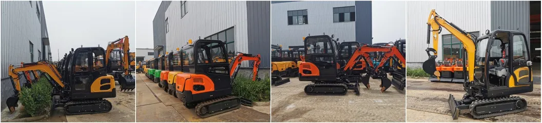 Hydraulic Crawler Mini Excavator Tracked Mini Digger of 2.5 Ton