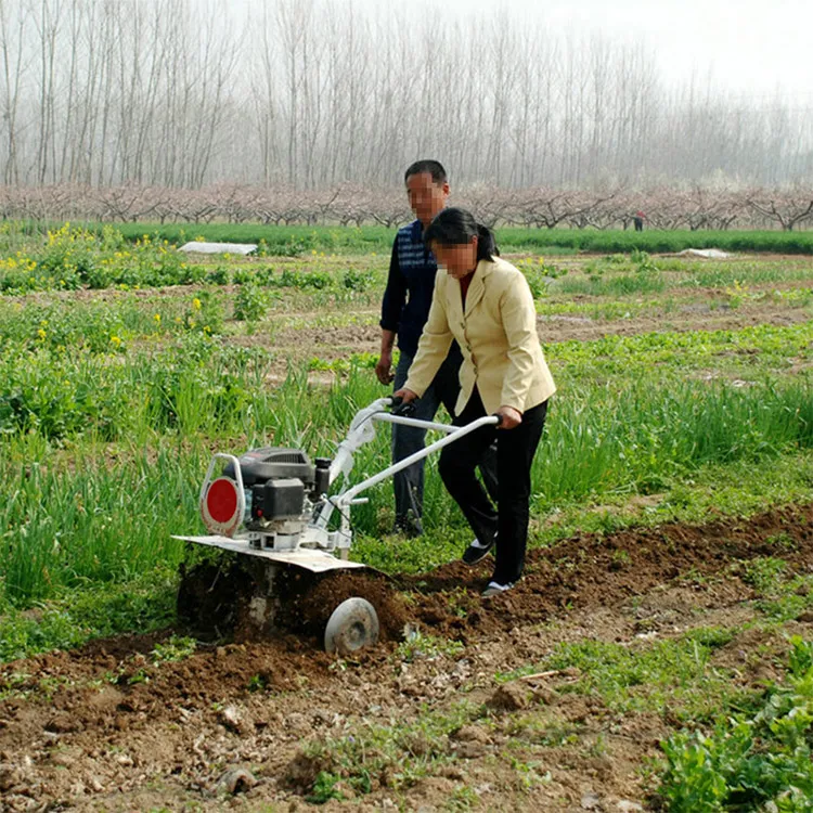 Integrated Ditching Fertilization Mulching Ridging Machine Agricultural Weeder Mini Power Tiller Machine