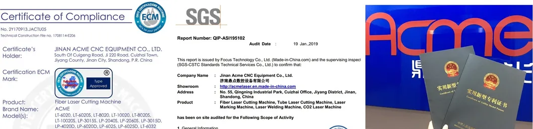 Jinan Mechanical Industry Iron Metal Sheet CNC Laser Cutting Equipment