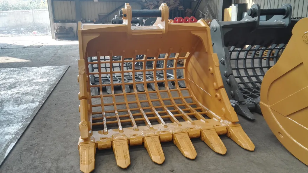 Longer Service Life Different Color Excavator Bucket Skeleton Bucket for Construction