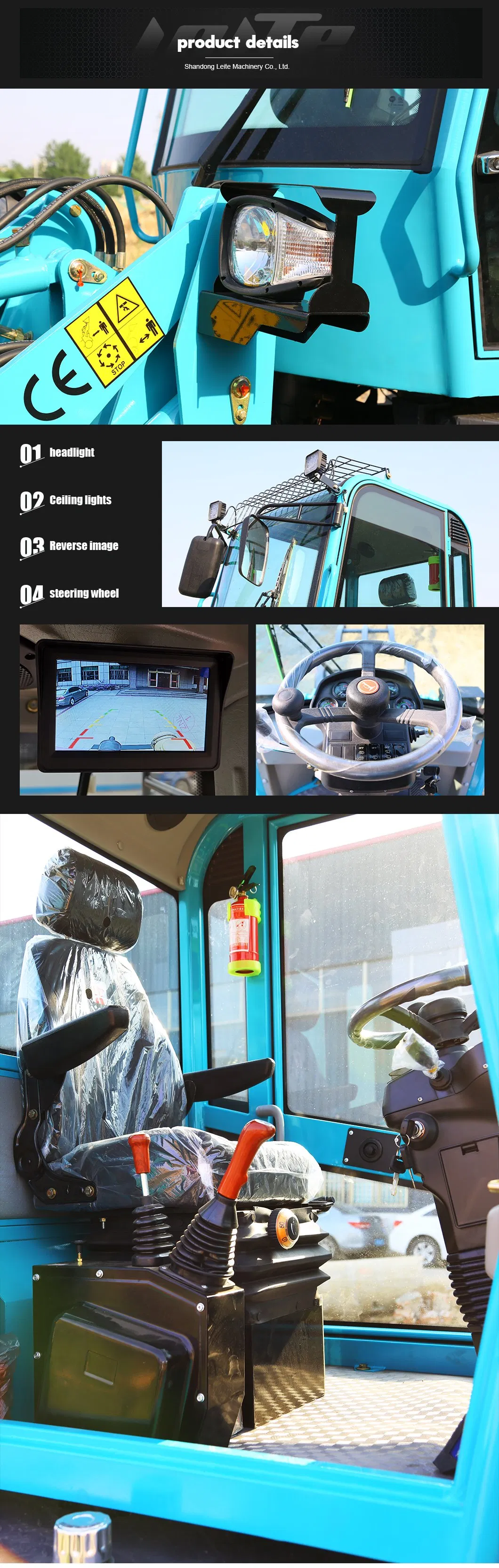 Low Price Front End Small Backhoe Loader 2 Ton 3 Ton 4 Ton 5 Ton 6 Ton