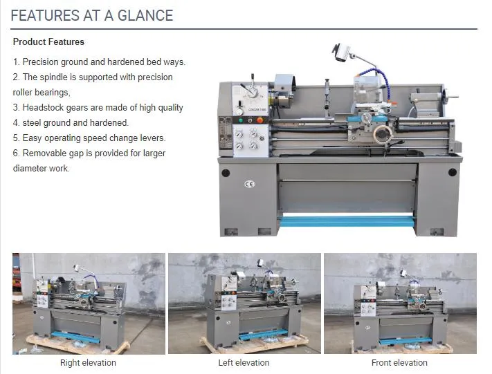 Manual Engine Bench Lathe Machine Small Lathe C0636b