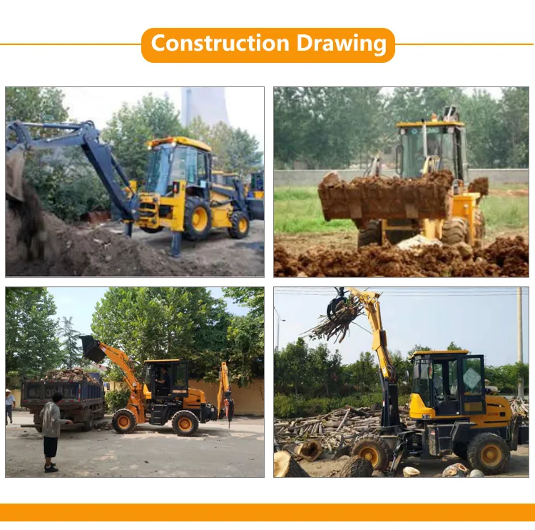 Mini Brand Type Small Excavator Backhole Loader
