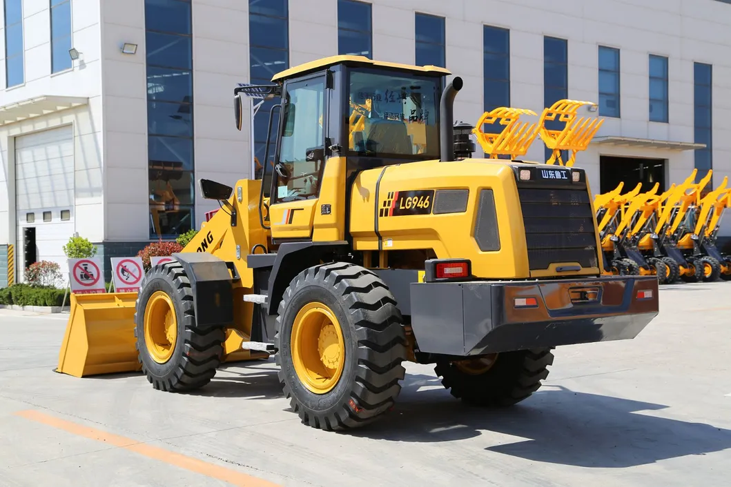 Mini Wheel Loader Lugong Official 92kw Power 2.5 Ton Wheel Loader