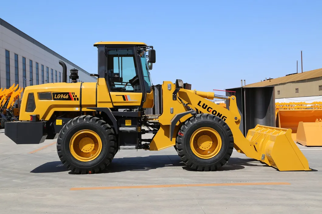 Mini Wheel Loader Lugong Official 92kw Power 2.5 Ton Wheel Loader