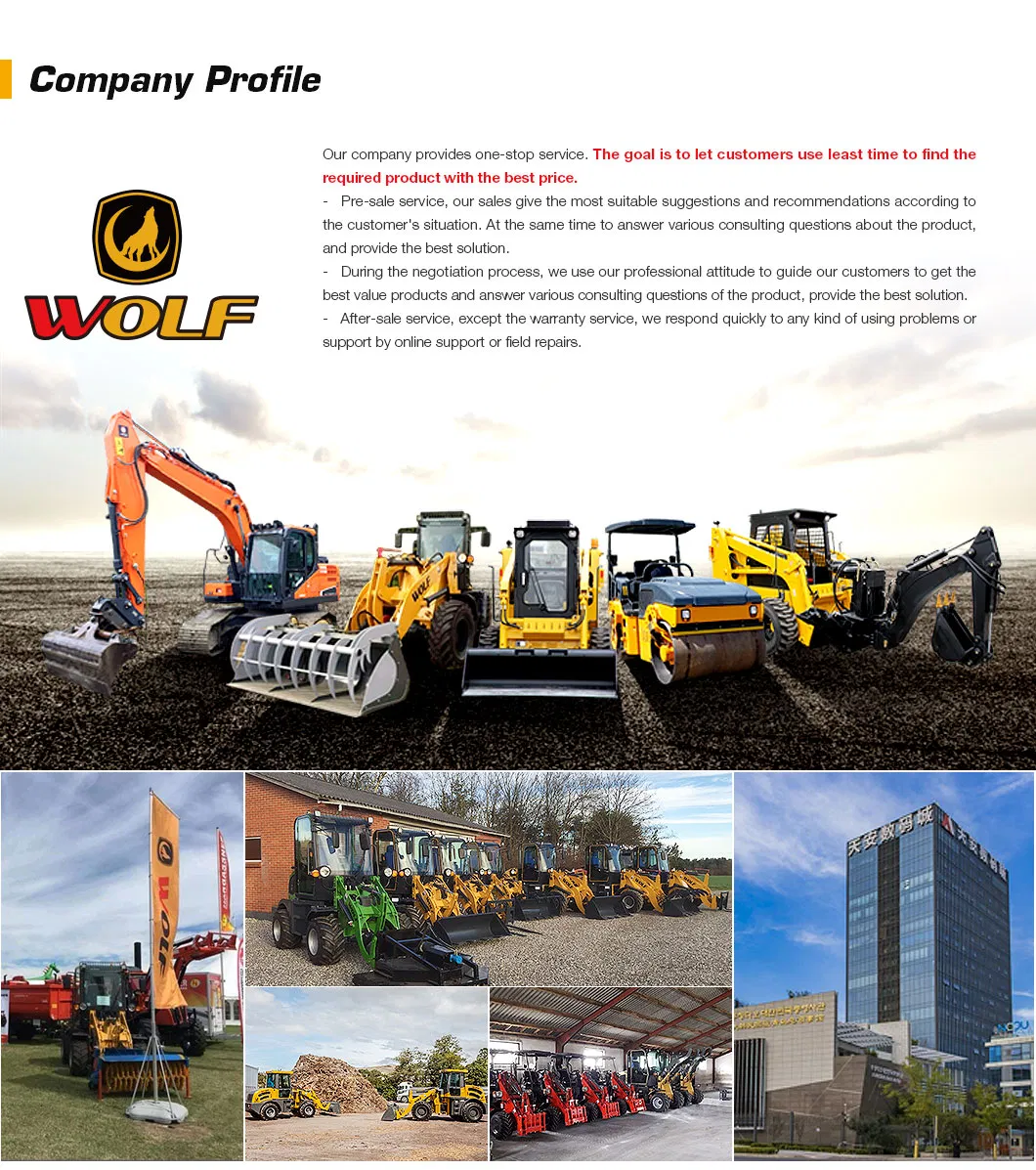 Mining Equipment Front Loader Wl600 Wolf Loader