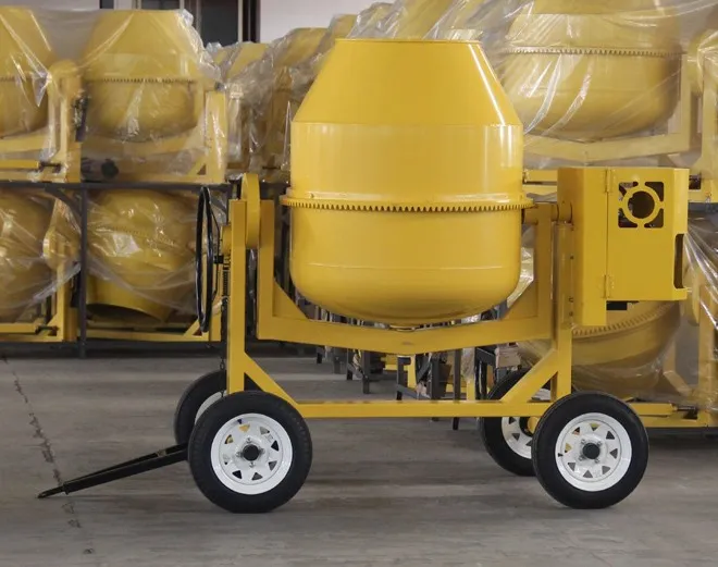 Mobile Mini Concrete Mixer Machine 350L 400L 500L Small Honda Gasoline Seft-Load Concrete Mixer