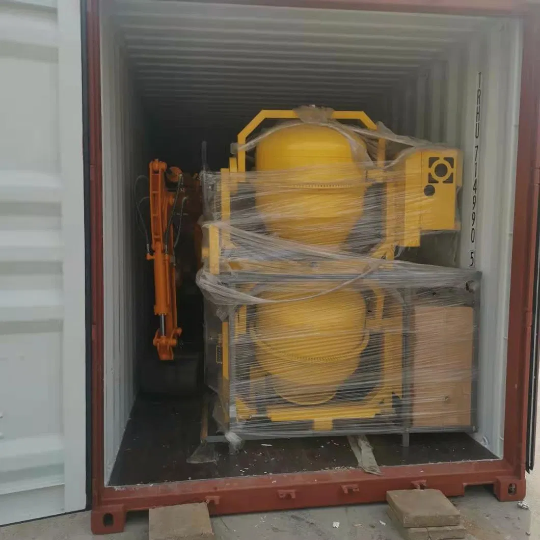 Mobile Mini Concrete Mixer Machine 350L 400L 500L Small Honda Gasoline Seft-Load Concrete Mixer