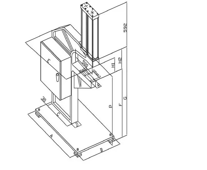Model: Ulyp-518 8 Tons Manual Operated Self Clinching Nut Insertion Press Machine for Size From M3 to M8