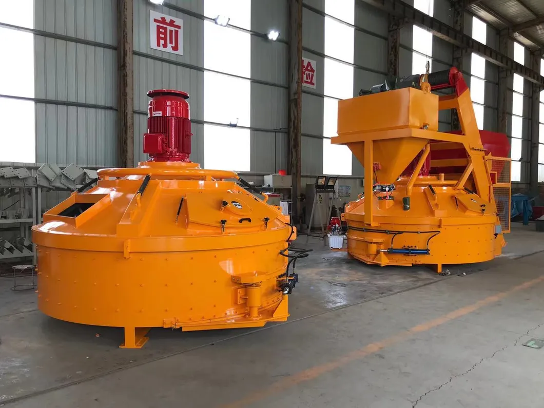 Mpc500planetary Concrete Pan Mixer for Block Making