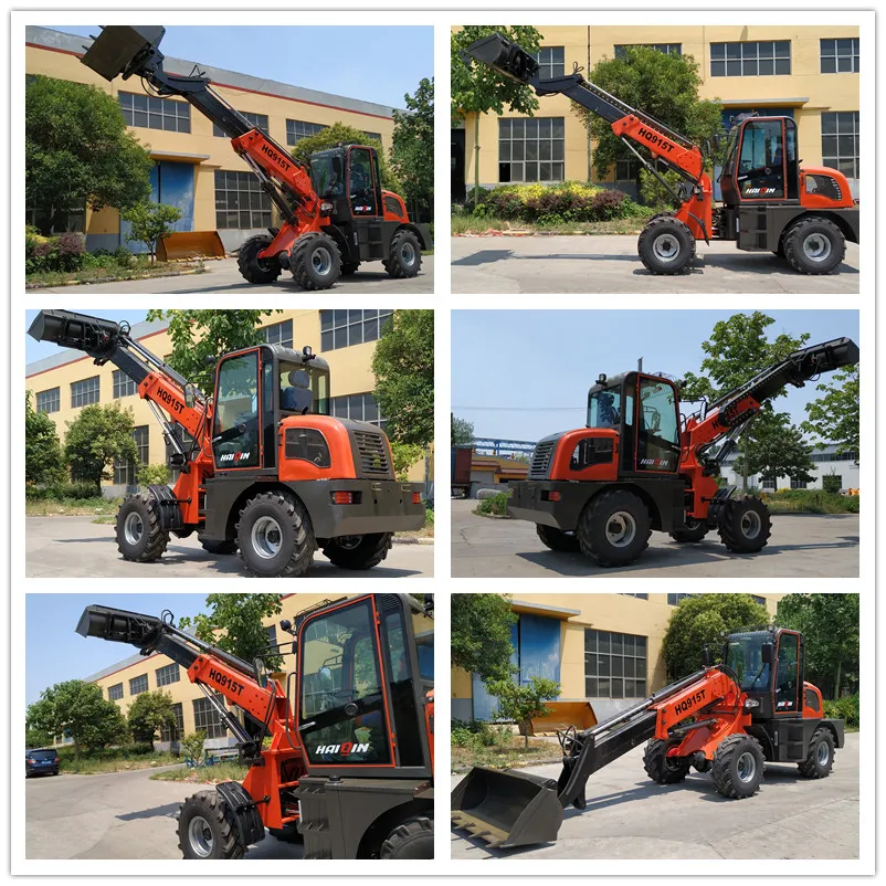New Ce Certificated Telescopic Cylinder Boom Loader (HQ915T) for Sale