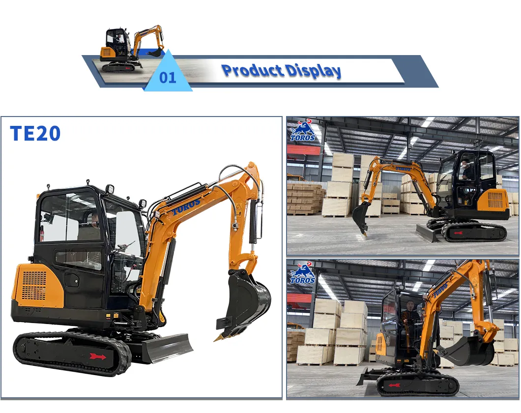 New Excavator Price 2 Ton Mini Excavator Digging Hydraulic Small Micro Digger Machine Prices for Sale