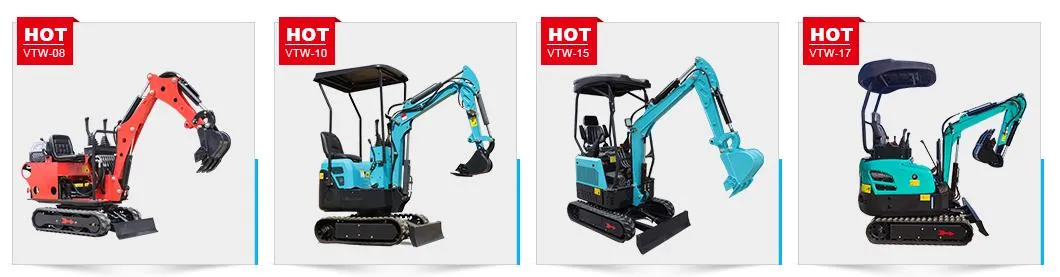 New Products for Sale 1780kg Chinese Excavator Daftar Harga Excavator Mini Digg Farm Agricultural Small Mini Excavator Cheap Price