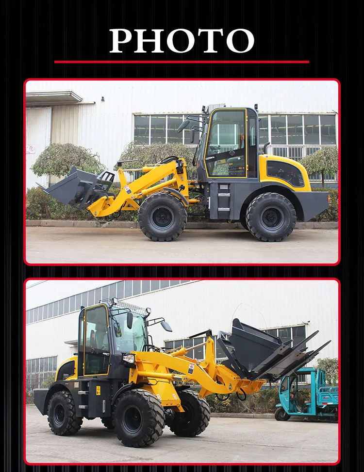 Operating Rippa 850kg 23HP 27HP Small Skid Steer Loader