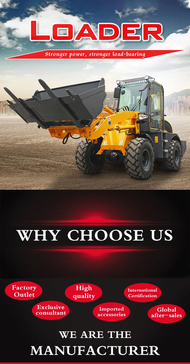 Operating Rippa 850kg 23HP 27HP Small Skid Steer Loader
