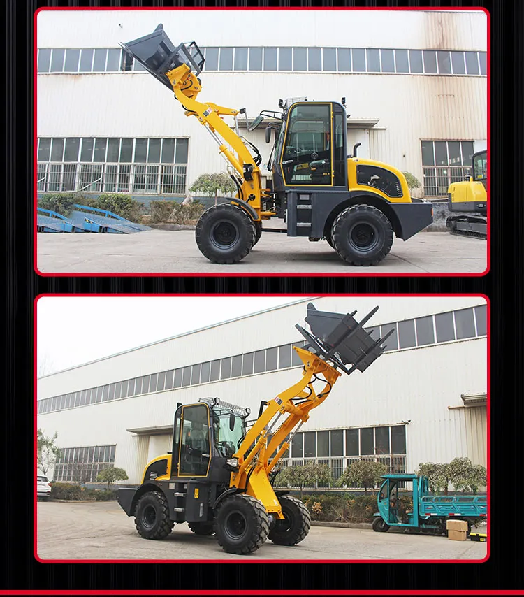 Operating Rippa 850kg 23HP 27HP Small Skid Steer Loader
