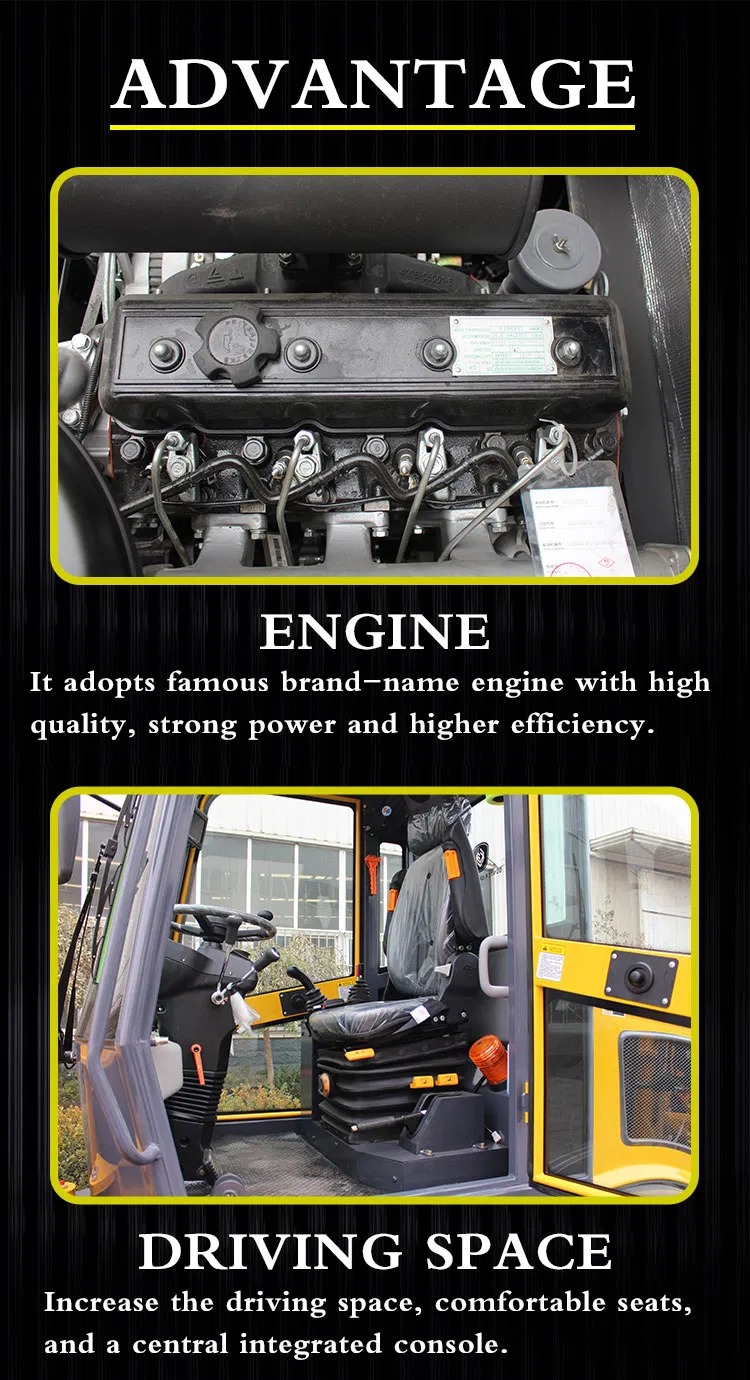 Operating Rippa 850kg 23HP 27HP Small Skid Steer Loader