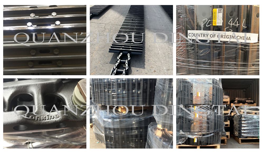 PC200 Excavator and Bulldozer Low Price Track Plate Track Group with Shoes Group