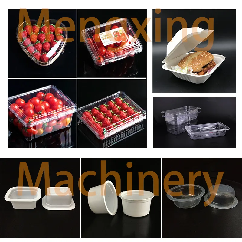 Pet/PS/HIPS/PP Bowl Three Station Automatic Vacuum Forming Machine One Year Warranty PLC Control Vacuum Thermo Forming Machine