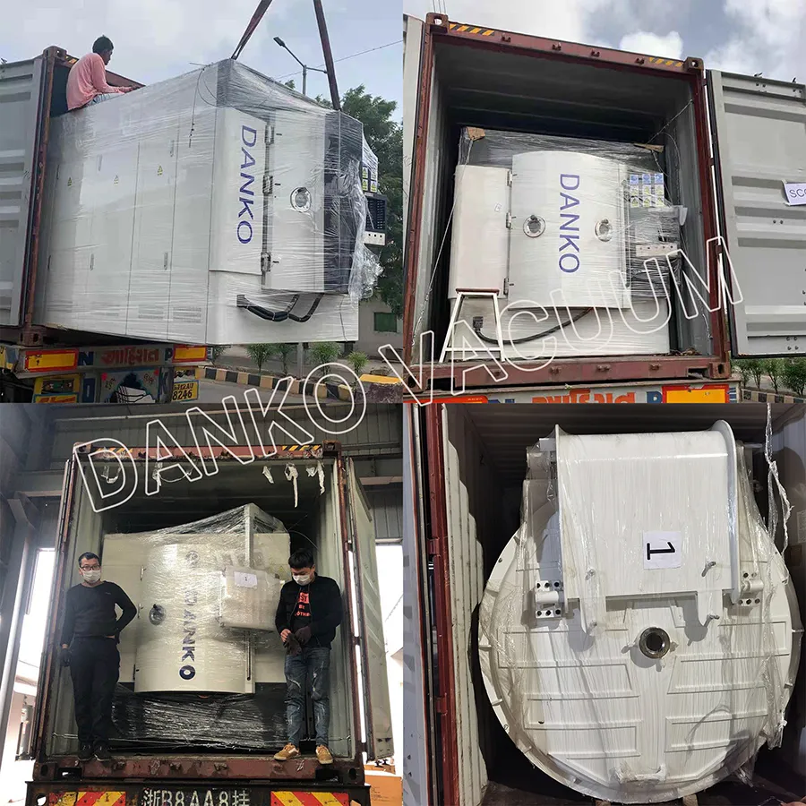 Plastic Article Vacuum Coating Machine by Use of Tungsten-Metallization Technique