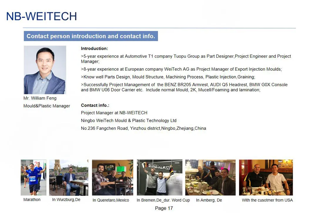 Plastic Injection Tooling for Auto Functional Part PA6 Cover