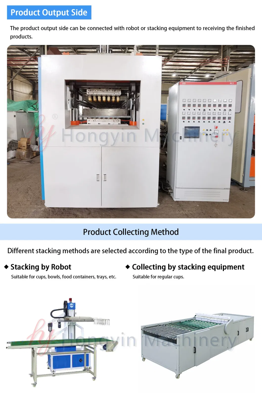 Plastic Water Cup Ice Cream Bowl Thermoforming Machine