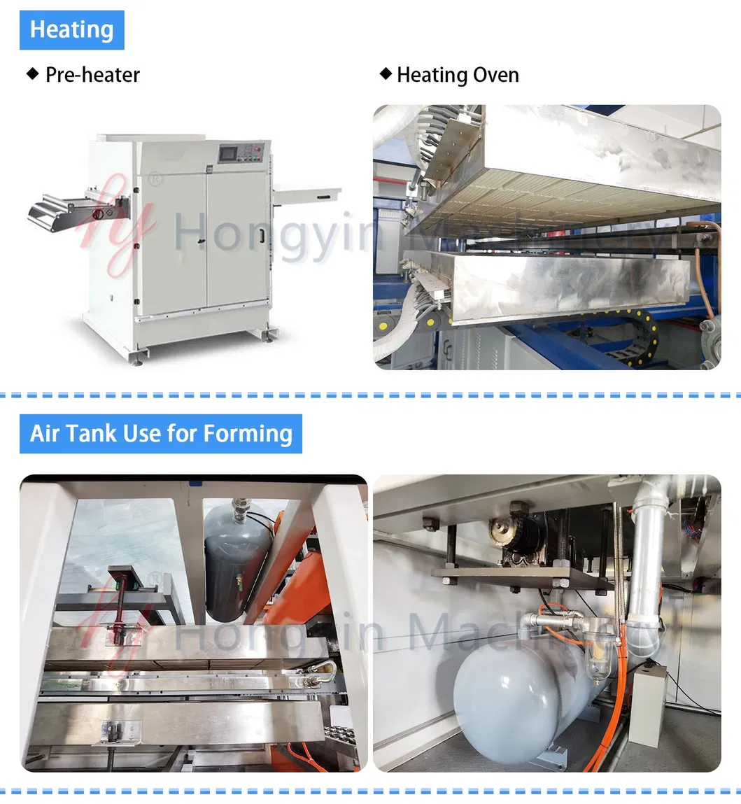 Plastic Water Cup Ice Cream Bowl Thermoforming Machine