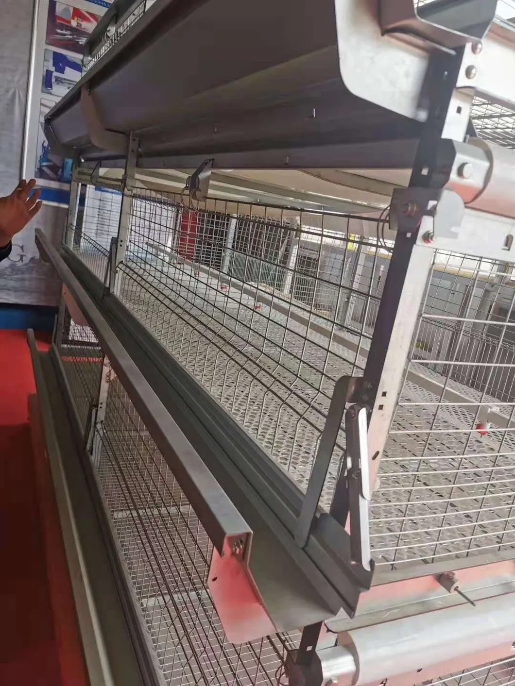 Poultry Farm Equipment Battery Cage for Broiler Hot Galvanized Wiremeshes