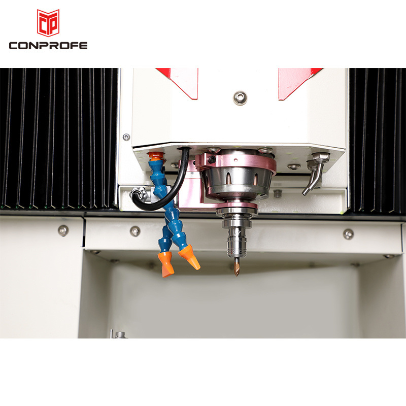 Professional Design High-Accuracy PLC Hnc-818d Control System 3 Axis CNC Vertical Milling Machine