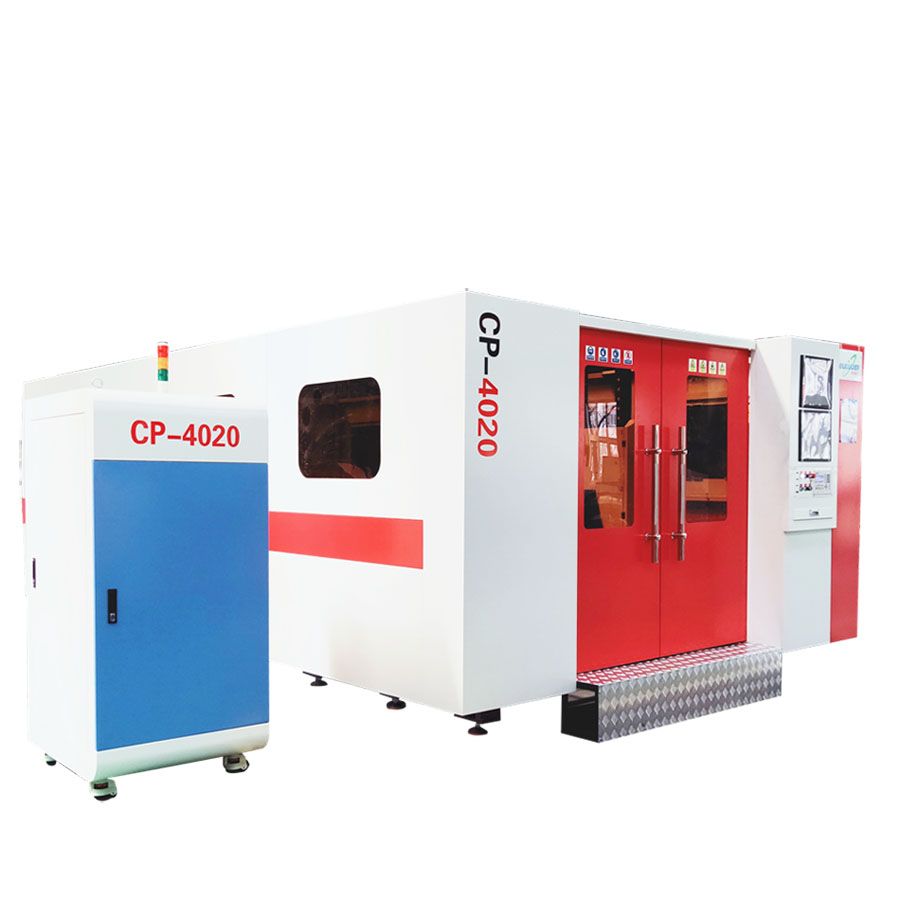 Professional Protective Cover / Enclosed Metal Sheet Fiber Laser Cutting Machine 3015 40151500W 2000W 3000W 6000W 12000W Metal Plates Fiber Laser Cutter