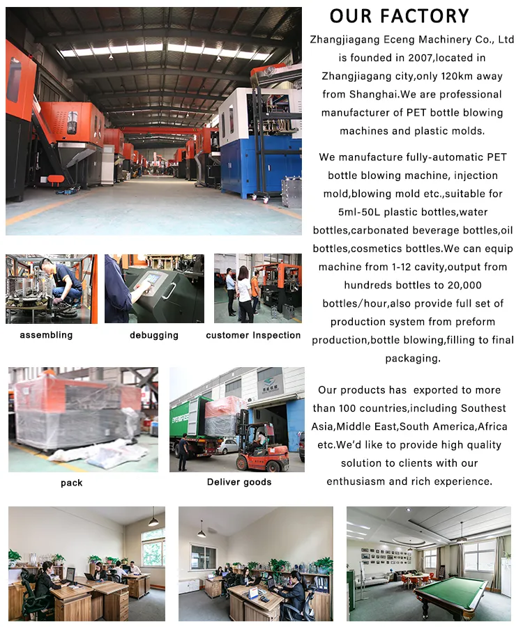 Prominent and Well Made K5l4 Plastic Bottle Making Machine Blowing Machine at High Speed