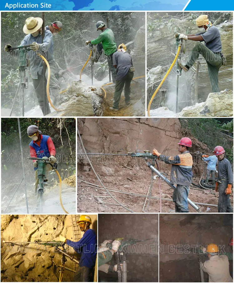 Quarry/Underground Air Hard Rock Drill Y20 Y24