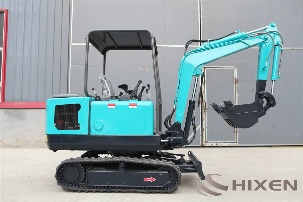 Replaceable Accessories 2ton Rubber Track Small Digger Mini Excavator From Factory