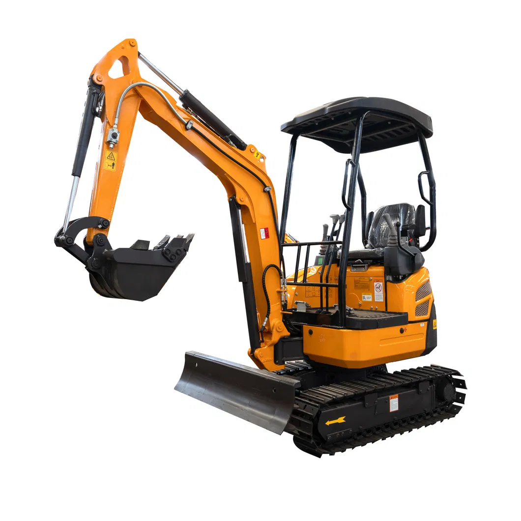 Rhinoceros Europe Five Standard Mini Bagger, Mini Excavadora 2ton for Sale