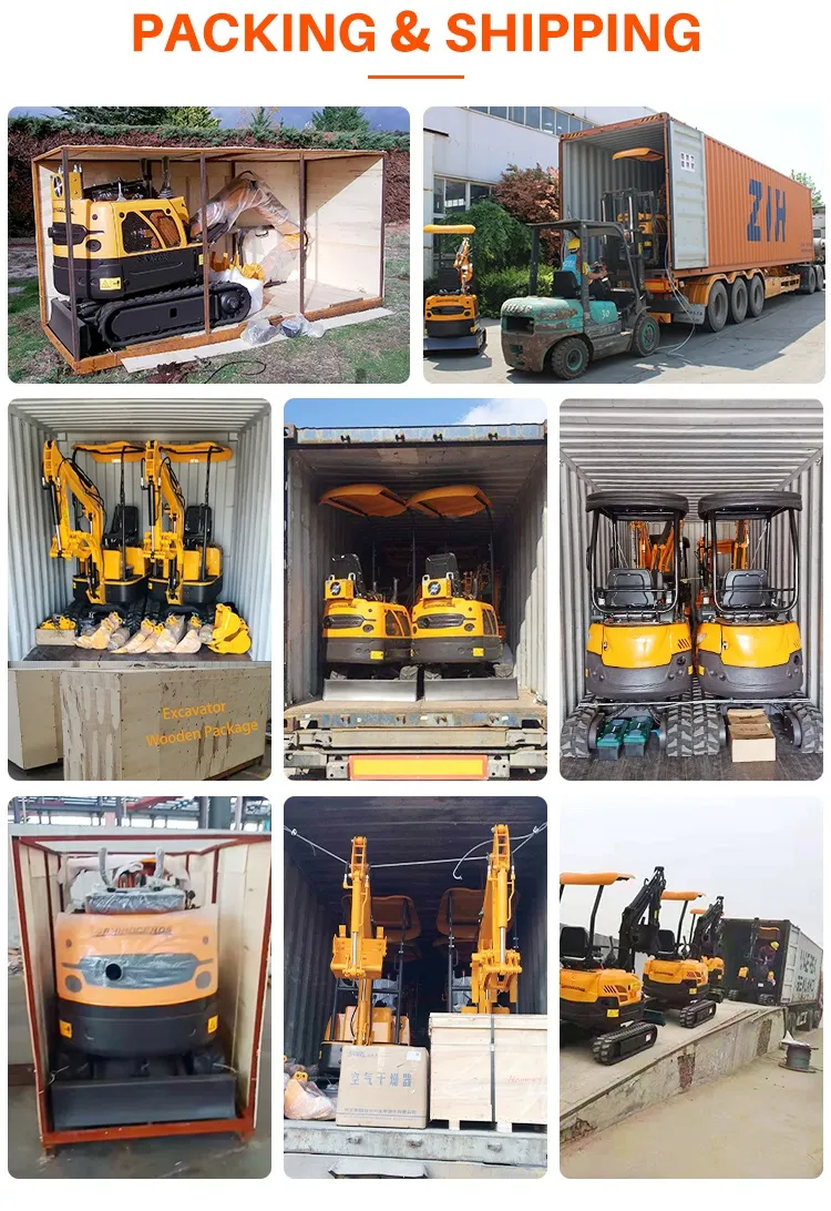 Rhinoceros Xiniu New Mini Excavator 1.8ton, Xn18 Small Digger for Garden Orchard Small Projects
