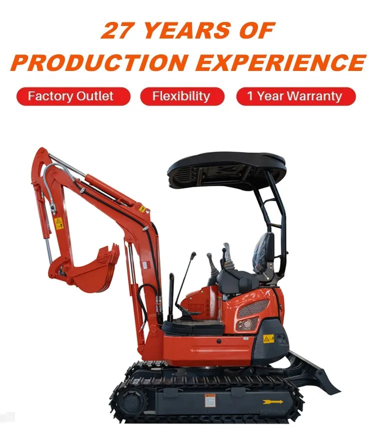 Rhinoceros Xiniu New Mini Excavator 1.8ton, Xn18 Small Digger for Garden Orchard Small Projects