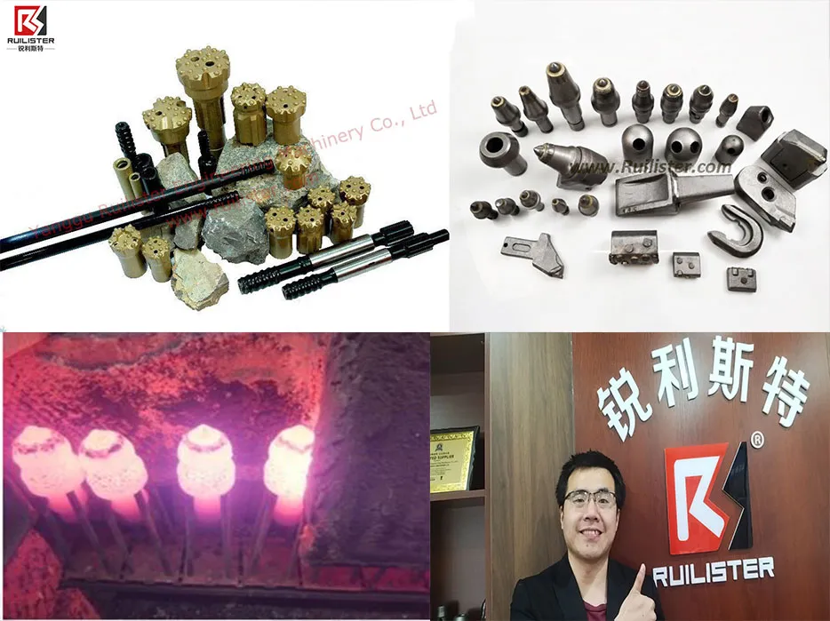Ruilister Tungsten Carbide Bullet Teeth B47K22h for Foundation Drilling Tunneling Rock Core Drilling