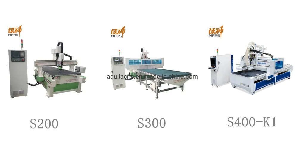 S100 Automatic Tools Change with Ce Approved Digging Machine for Interior Doors