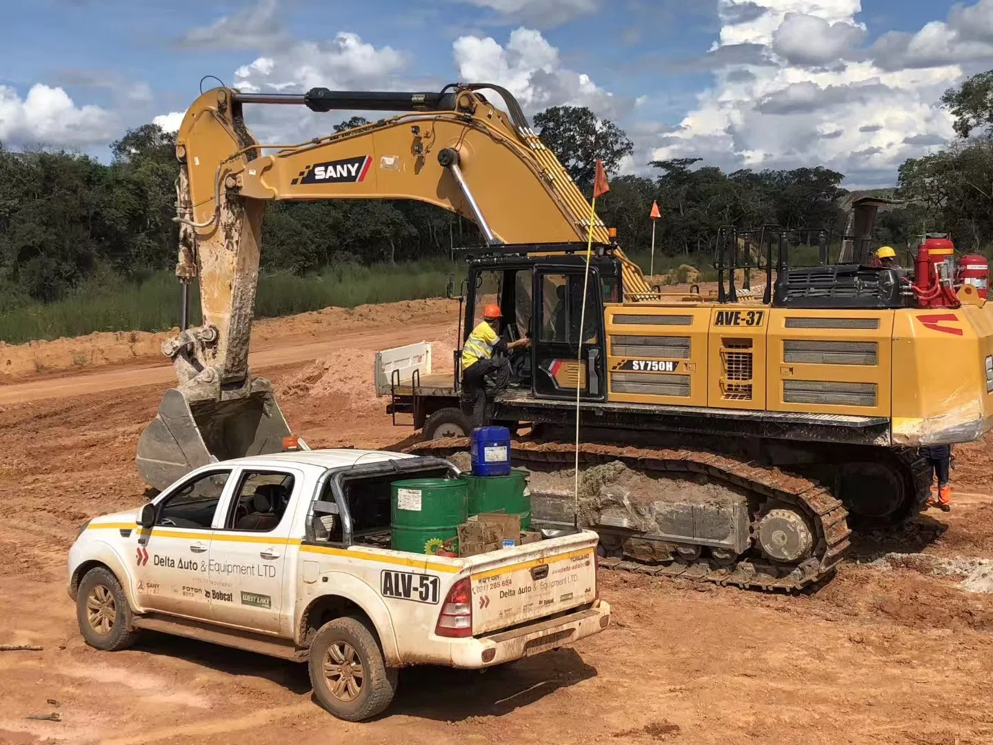 Sany Road Machinery 70 Ton Excavator Sy750h Best Machine for Dimensions