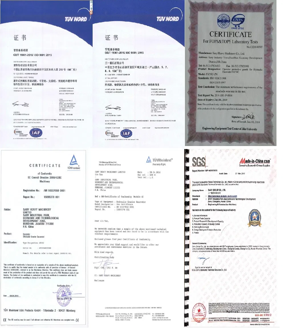 SANY SY465H 46Ton Hydraulic Crawler Excavator Price of Best Excavator