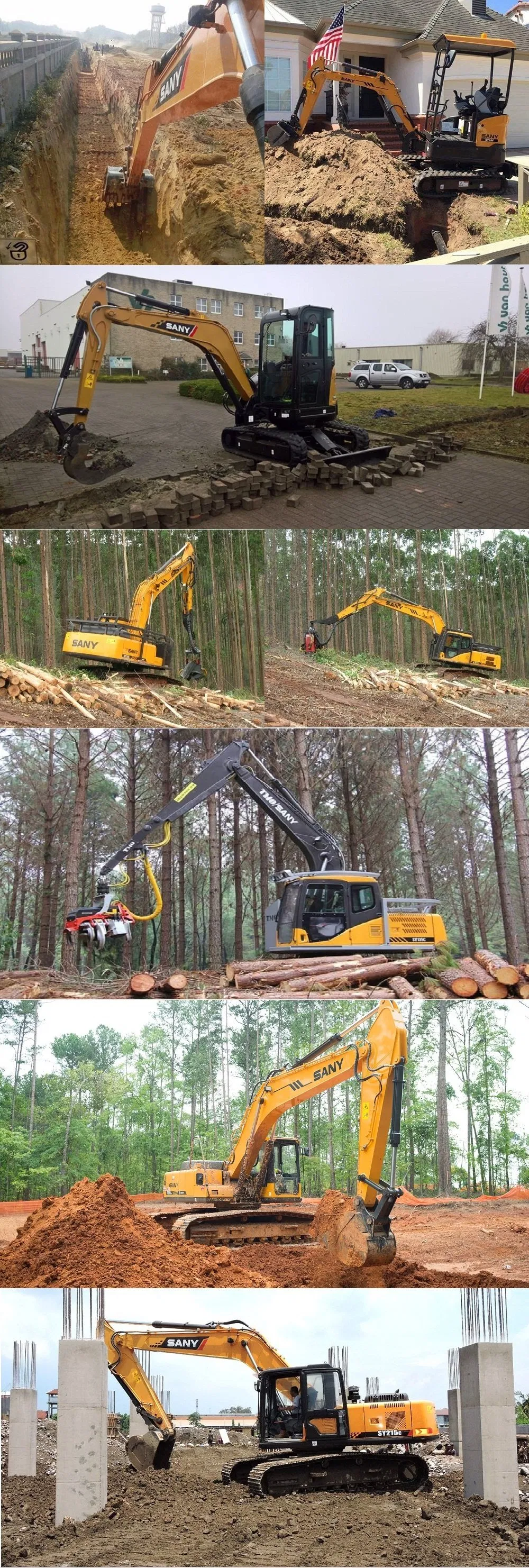 Sany Wheel Excavator Sy155W 15 Tons for Sale in Mauritius