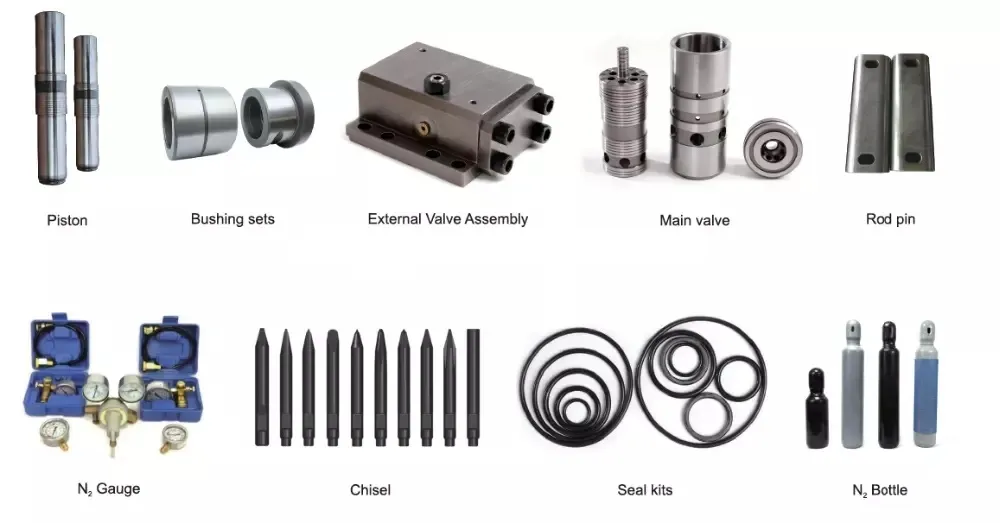 Sb-50 Soosan Hydraulic Rock Breakers Hammers Rod Pin Retainers