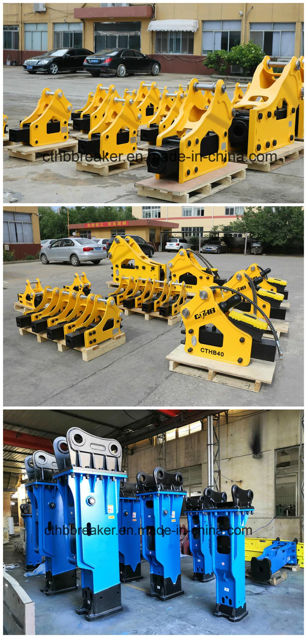 Sb50 Chisel 100mm Hydraulic Breaker for Rock and Concrete Hammer for Sany