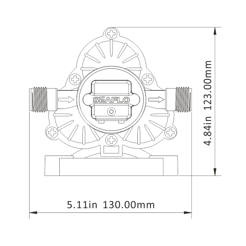 Seaflo 12V Fluid Electric Micro Pressure Marine Diaphragm Pump Manufacturers